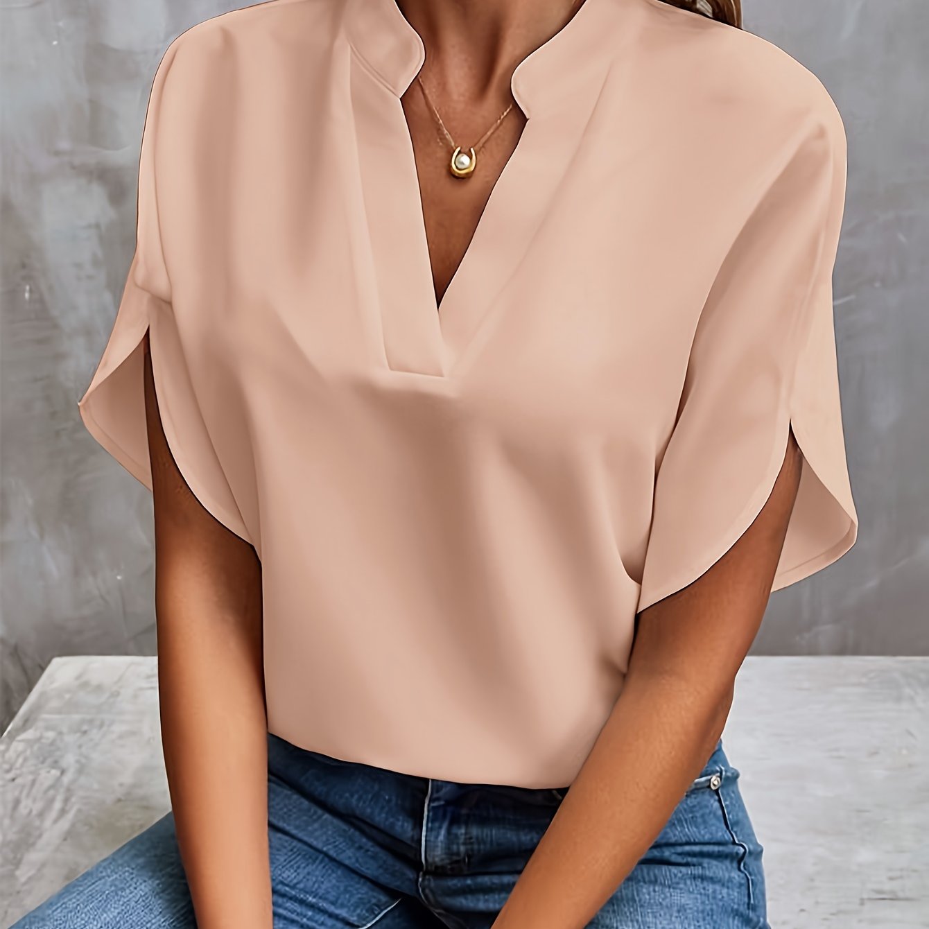 Blouse with Wide Sleeves Beth